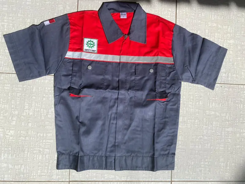 Wearpack Atasan Lengan Pendek Pria Safety 3