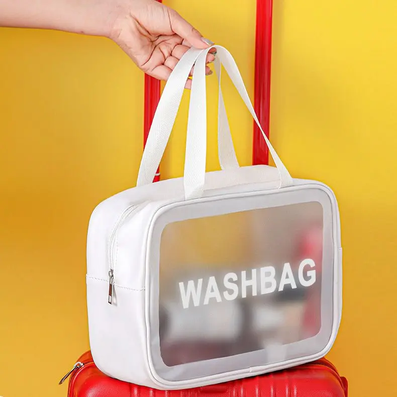 [3289 Positive Reviews] Makeup Bag 2021 New Portable Travel Cosmetic Storage Bag Large Capacity Simple Travel Business Trip Toiletry Bag