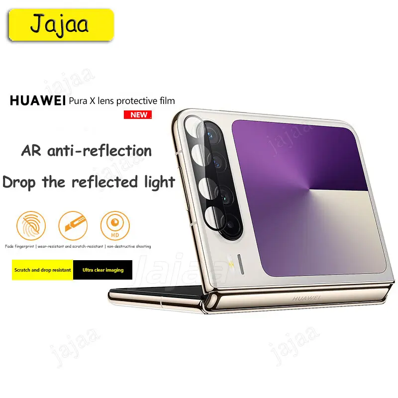 Camera Lens Case For Huawei Pura X 5G Tempered Camera Protector Lens Ring Film