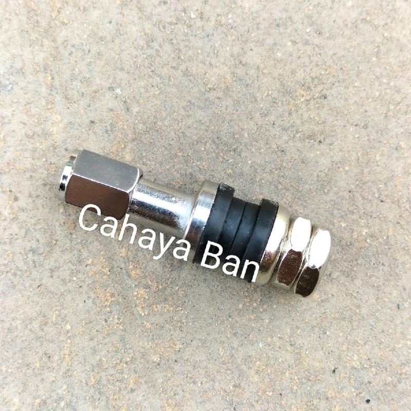 Pentil besi panjang 4,5 cm 2 pcs tubeless 0