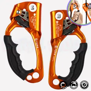 Jumar Ascender Tali Harness Kiri Kanan Alat Hand SRT Panjat Tebing Climbing Outdoor Max 140Kg Aluminium