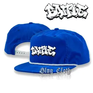 Topi Snapback Classic BATTLE BIRU/ Topi Snapback Oldskool Klasik / Rope Hat Caps Casual Vintag - battle biru