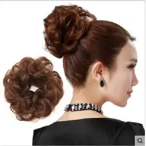 KARET ULIR PREMIUM / IKATTAN RAMBUT WIG / RAMBUT PASLU / IKAT RAMBUT HAIR BUN CURLY HAIRCLIP