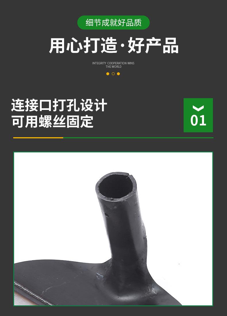 Product Introduction of [Agricultural hoe] Growing vegetables, turning the ground, weeding with long handle, digging bamboo shoots, big hoes, gardening steel hoes, wide hoes, pursed hoes, shovels and hoes 6