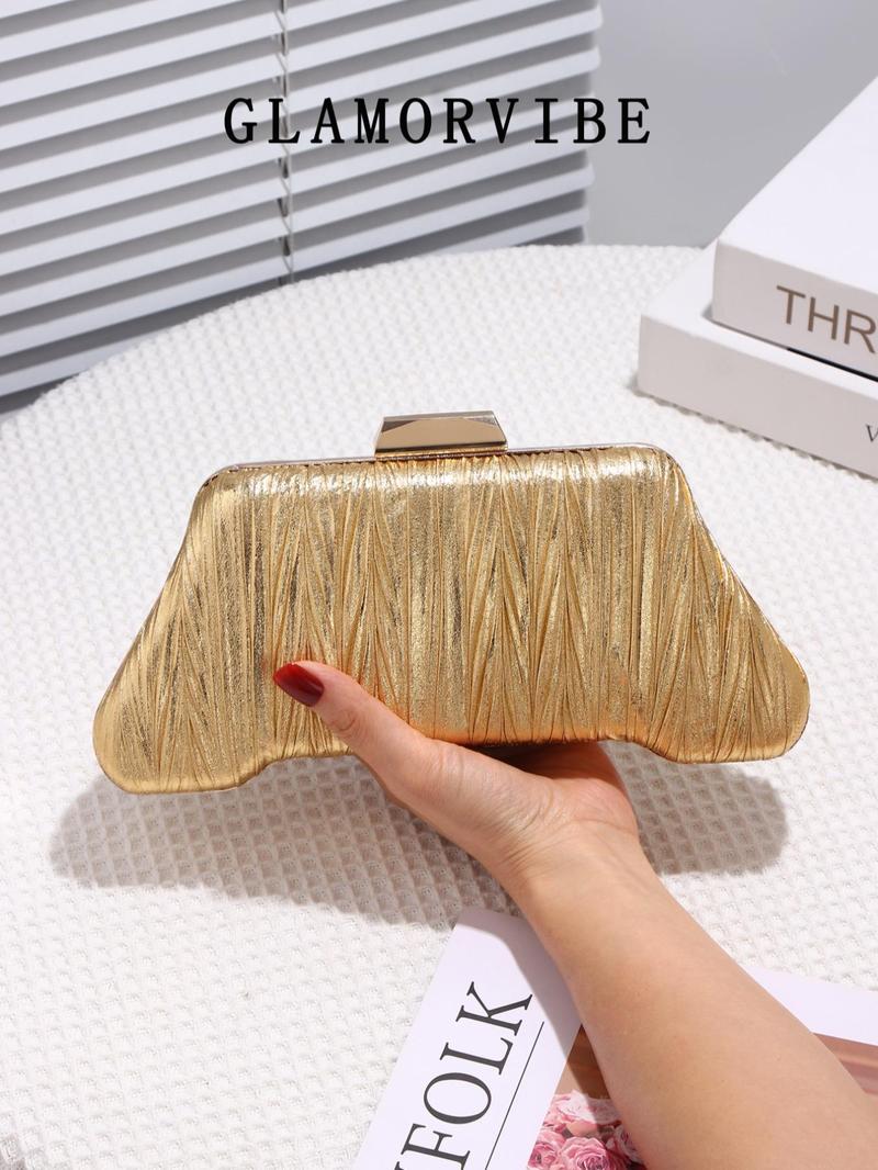 Product Introduction of Women's Elegant Glittering Evening Bag, Exquisite Trendy Clutch Bag, Fashionable Bag for Party Decoration 5
