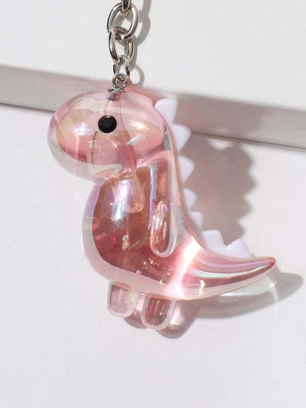 Casual Cute Dinosaur Keychain, Animal Shaped Pendant Key Ring for Keys and Phone, Lovely Fashion Kawaii Accessories for Best Friends Gift 2