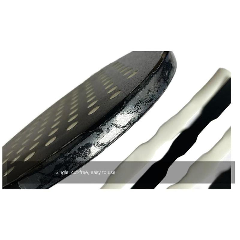 Product Introduction of NEW Black Transparent Tennis Racket Head Sticker PU Scratch Prevention Frame Protection Tape Sport Supplies Anti-collision Racquet Frame Protective Sticker 17