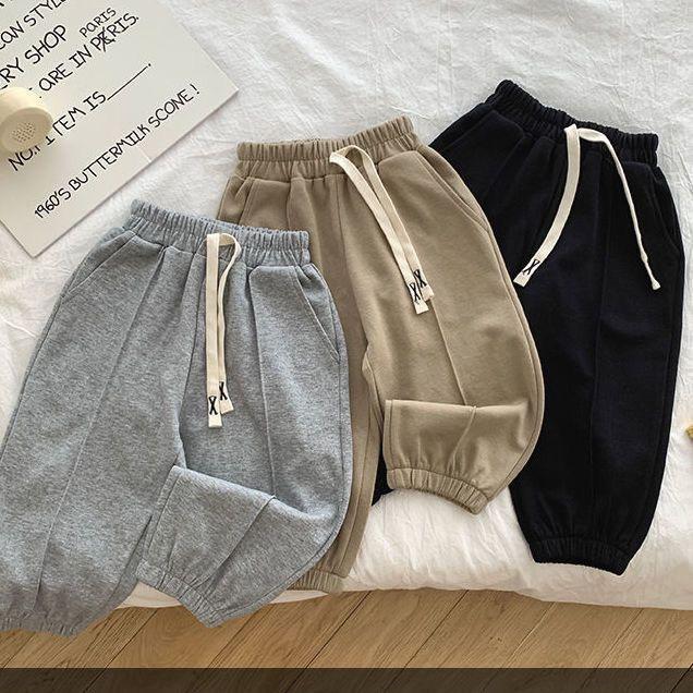 QUẦN BOM THỂ THAO CHẤT NỈ DA CÁ COTTON CHO BÉ SÀNH ĐIỆU 8-18KG