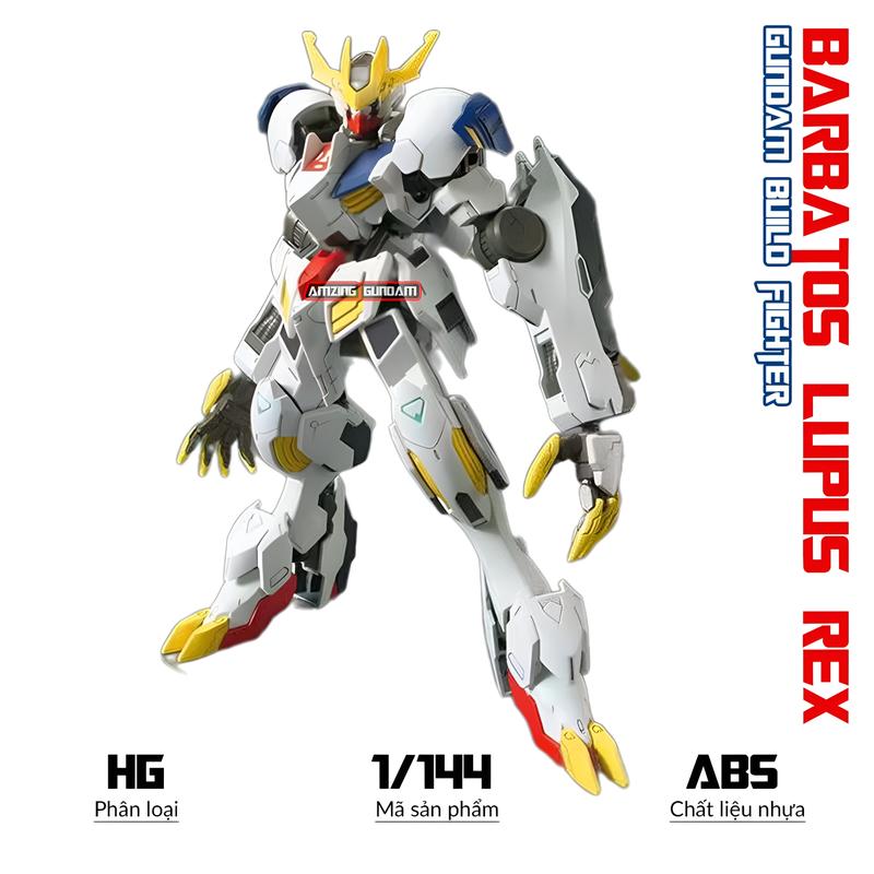 Mô hình lắp ráp HG Gundam Barbatos Lupus Rex, 1/144 Gunpla, Mô hình nhựa, Đồ chơi xếp hình sưu tập