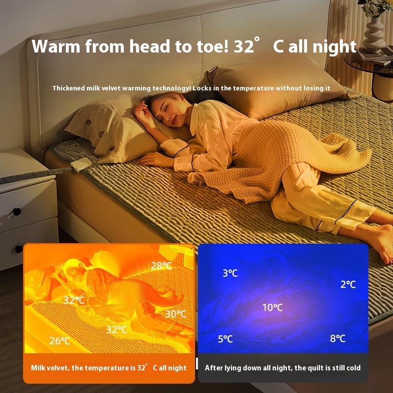 Water Heater Mattress Plumbing Electric Blanket Double Double Control Water Circulation Intelligent Temperature Control Household Water Heater Mattress Kang 2