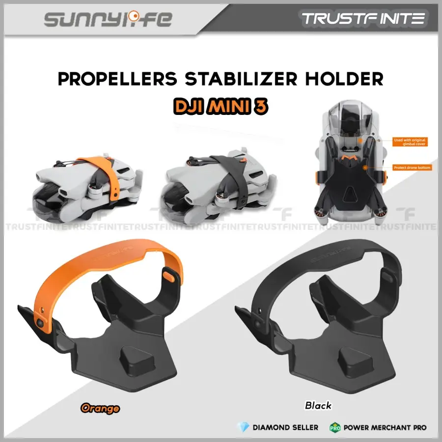 Sunnylife 2in1 Propeller Holder Pengunci Propeller DJI Mini 3