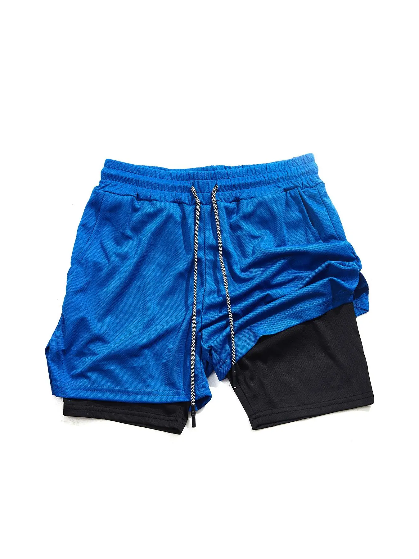 Men's Camo Print 2 in 1 Shorts, Regular Fit Casual Quick Drying Breathable Shorts for Gym Workout Running, Men's Summer Bottoms