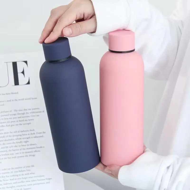 Large Capacity Stainless Steel Water Bottle, 1 Count Portable Vacuum Flask, Drinking Cup for Outdoor Sports, Drinking Bottle for Home Office School