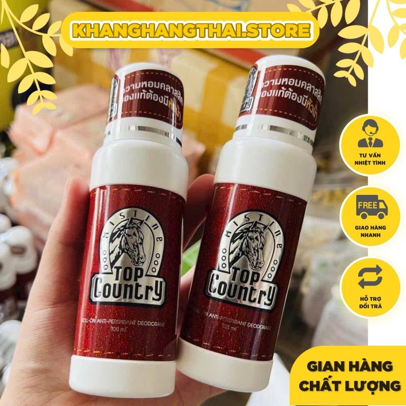 Lăn nách top country 100ml thái lan 0
