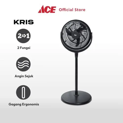 Kris Kipas Angin Lantai 2 In 1 15750 - Hitam