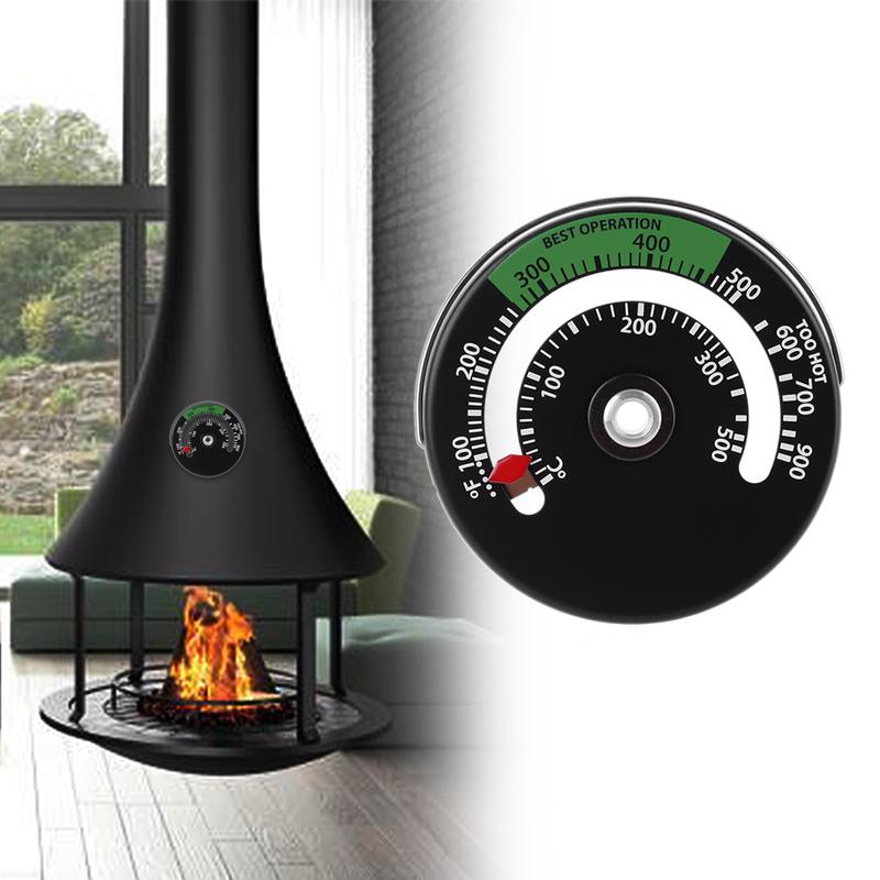 Thermometer Gauge Household Stove Fan Pipe Temperature Monitor Oven Accessories 2