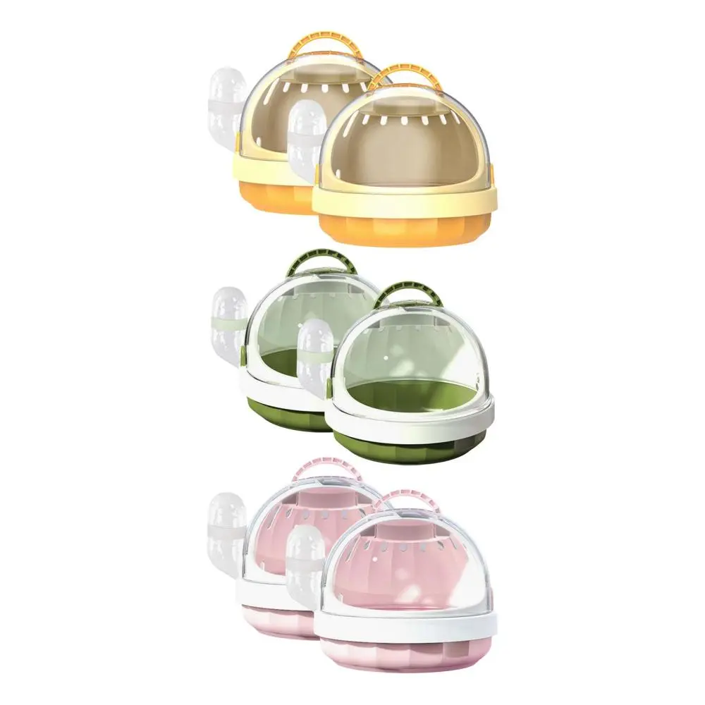 2x Hamster Carry Case Cage Small Animal Carry Case for Mice Squirrel Outdoor