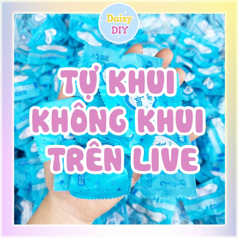 [Tự Xé] Túi Mù mua về tự khui không khui trên live - Charm - Mô hình đồ chơi mini phát sáng và không phát sáng - Daisy diy charm phat sang