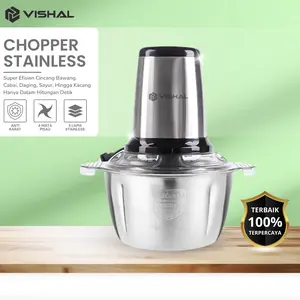 VISHAL Jumbo chopper Blender Elektrik  Penggiling Mixer Fruit Veg Blender Daging VS-1822