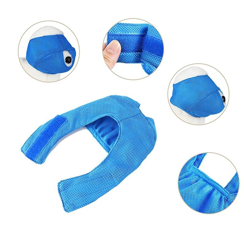 Product Introduction of Breathable Cat Muzzle Anti Biting Chewing Pet Grooming Supplies Kitten Bathing Bag Bathing Mask Colorful Cat Mouth Guard Muzzle 7