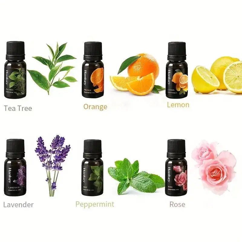 Kinds Of Organic Essential Oils, Aromatherapy Essential Oil Kit For Humidifiers, Massage, Aromatherapy, Candle Making Skin Healthy Solution Wellness Treatment Healthcare Fitness Therapeutic