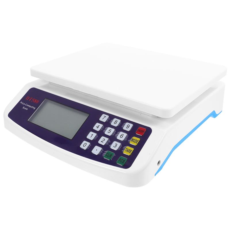 Cân Trọng Lượng Màn Hình LCD, Cân Gram Điện Tử Chính Xác, Để Theo Dõi Cơ Thể, Thích Hợp Cho Việc Nướng Em Bé, Thịt Và Thực Phẩm, Vật Liệu Nhựa, 24,00X22,00X6,60CM 7