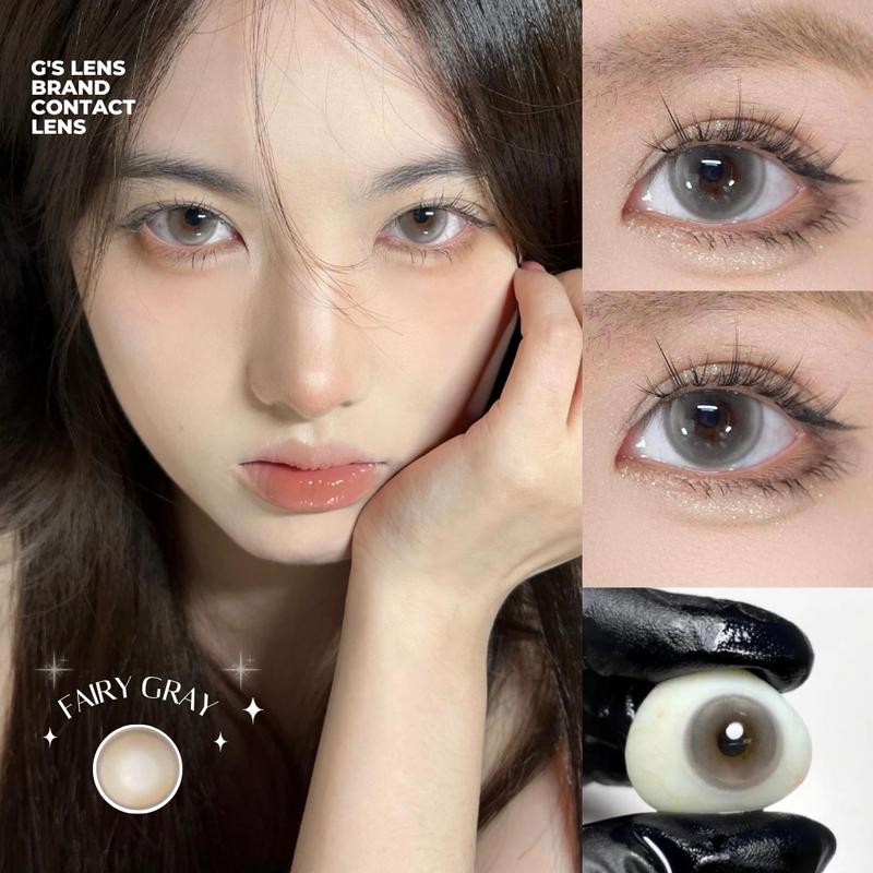 Lens Mắt Kính Áp Tròng Xám Ngọc FAIRY GRAY Size S 14.3mm Có 0 Đến 8 Độ Cận LENS NỘI ĐỊA TRUNG