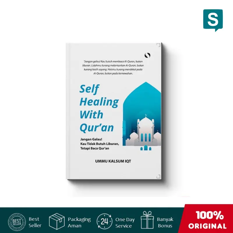 solusibuku - Best Seller - Buku Self Healing With Qur'an - Ummu Kalsum Iqt (Syalmahat) 0