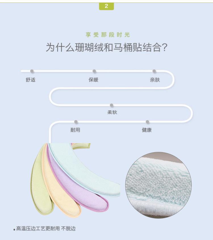 Product Introduction of Japanese Style Universal Toilet Seat Cushion Thickened Memory Foam Adhesive Thickened Toilet Seat Cover Static Washable 7