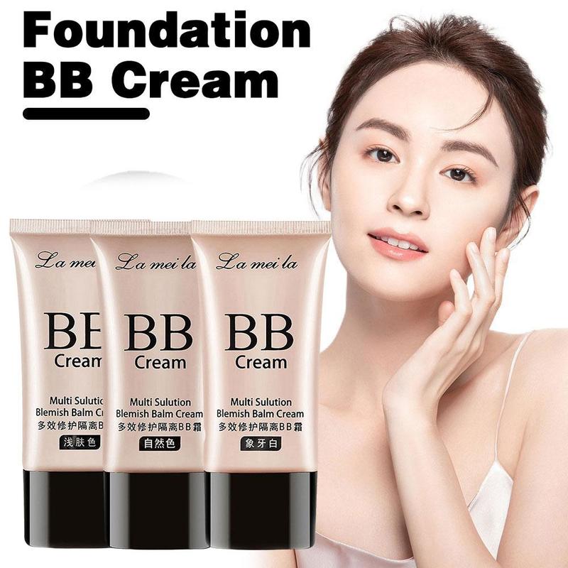 Kem BB, Kem Kem Nền Che Phủ Hoàn Toàn & Kem Che Khuyết Điểm, Kem Chỉnh Màu, Kem Kem Nền Dạng Lỏng Kiểm Soát Dầu, Lâu Trôi, Không Thấm Nước, Chống Mồ Hôi, Kem Che Khuyết Điểm, 50g 1