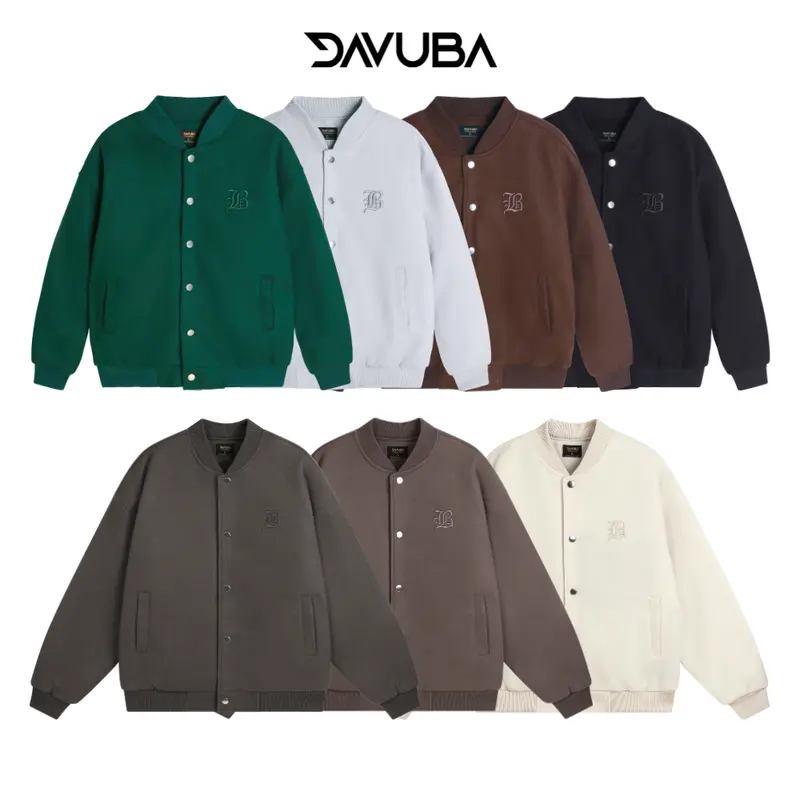 Áo khoác Bomber Dreams DAVUBA chần bông 3 lớp nam nữ SM051+SM115 0