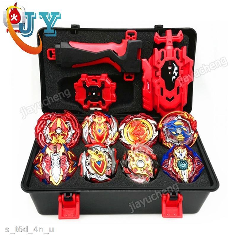 Bộ Đồ Chơi Con Quay Vô Cực Beyblade Kim Loại, 4D, Với Miếng Đệm Nảy Vui Nhộn 7