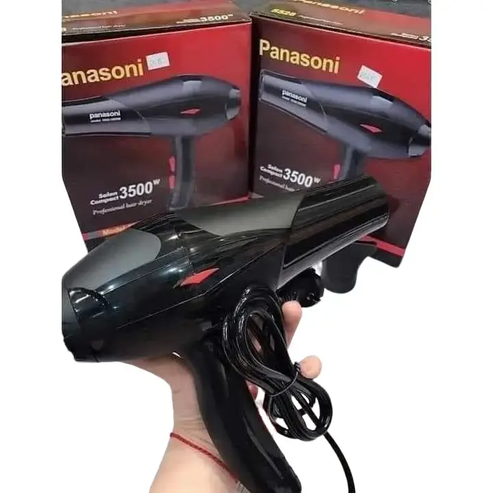 Máy sấy tóc Panasoni 3500w . Tặng kèm Lược tròn cuốn tạo kiểu tóc- sử dụng được cho mọi kiểu tóc