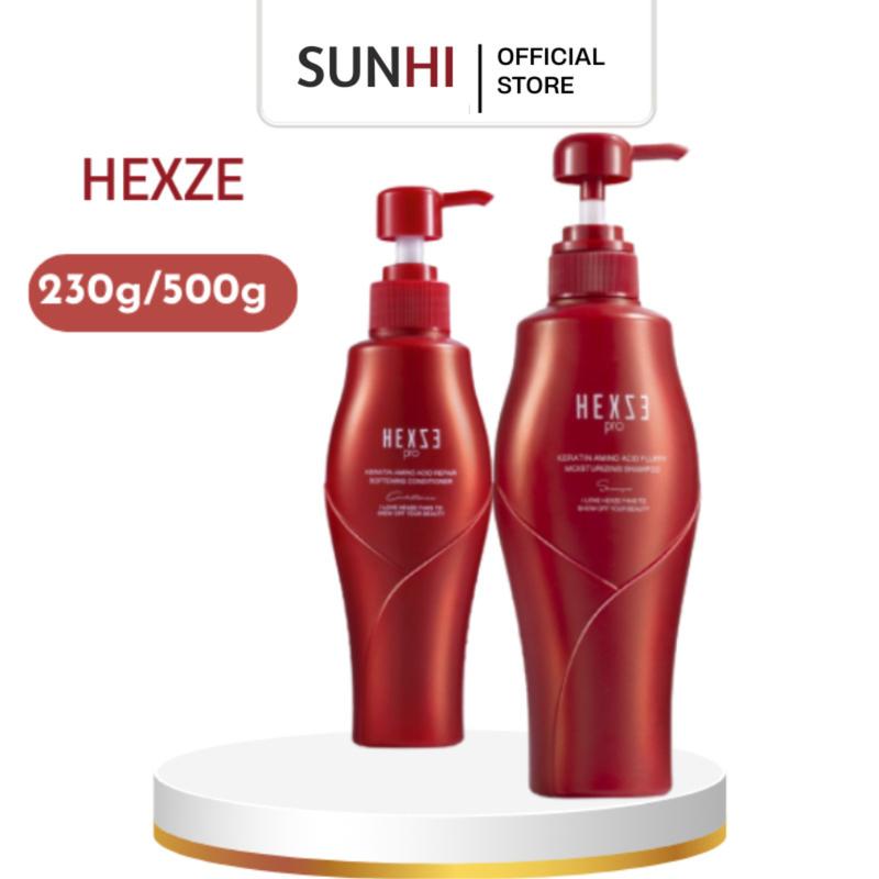 (Sỉ,Lẻ) Cặp dầu gội xả HEXZE mềm mượt tóc, kiềm dầu tốt 500ml