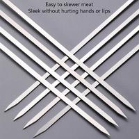 Gambar Kaozelo Alat Tusuk Sate Barbeque Stainless Steel Reusable 50 PCS - Miao-478 - Multi Warna dari Kaozelo Kota Administrasi Jakarta Barat 4 Tokopedia