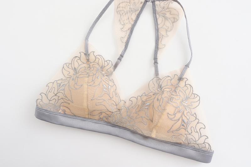 Product Introduction of 2023 New Women Sexy Lace Beauty Back Pack, Small Intimates Thin Cup Comfortable Bralette Female Underwear Bra Panties Sets 39