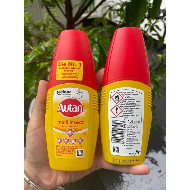 Hàng Đức Xịt chống muỗi và côn trùng Autan 1