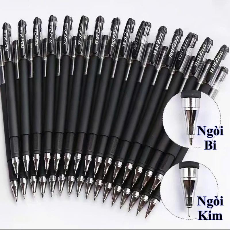 Product Introduction of Bút gel nước nhiều loại khô nhanh ngòi bút 0.5mm có thể thay ngòi màu xanh đen đỏ viết trơn mực ra đều Kim Đông - Đồ Dùng Học Tập Dành Cho Học Sinh Luyện Chữ Đẹp - Chép Kinh - Bút Không Ngòi Pen 38