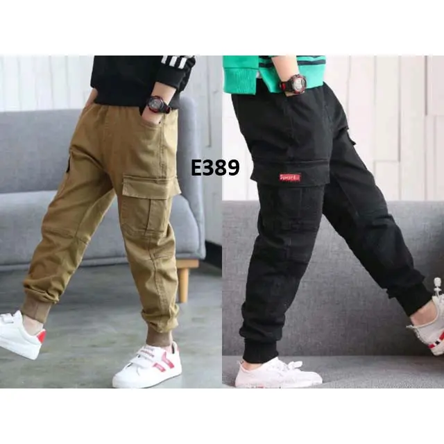 CHINOS ANAK JOGER IMPORT /CELANA PANJANG ANAK CHINO CARGO JOGER IMPORT