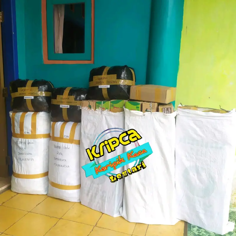 Keripik Kaca 1 kg ( Bahan Mentah ) bening dan tipis harga Grosir langsung dari produsen Kripik Singkong 7