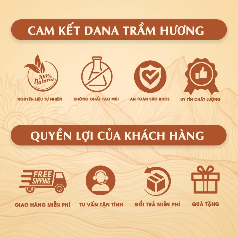 Nụ Trầm Hương Thư Giãn Tự Nhiên - Loại Đặc Biệt DANA MỘC UYỂN, Nụ Sạch, Ít Khói, Hương Thơm Ngọt Dịu, Phong thủy 6