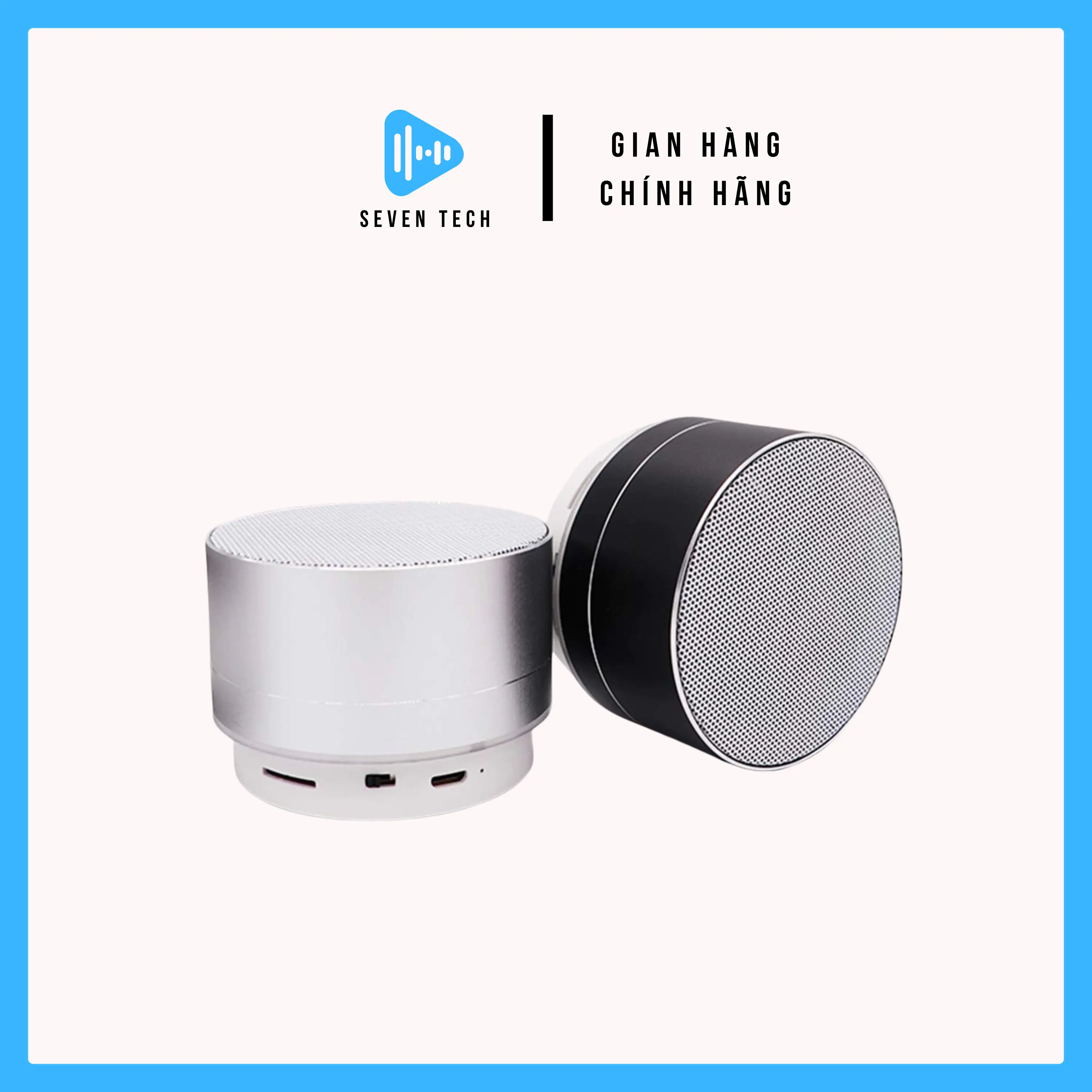 Mini Bluetooth Loa Không Dây HD Stereo Micro Màu Sáng Nhẹ Thiết Kế Thời Trang
