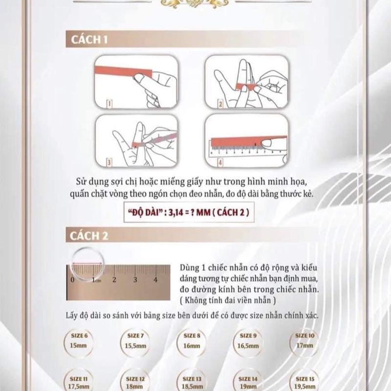 Nhẫn nữ bạc ta ổ đá 6 chấu dày dặn _Bạc đẹp Hải Hạnh HHJ nhan  bac Women 4