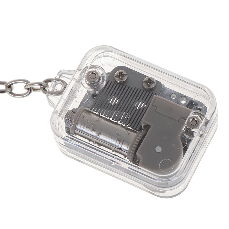 Product Introduction of 1Pc Music Box DIY Mechanical Metal Music Boxes Clockwork Keychain Gift 26