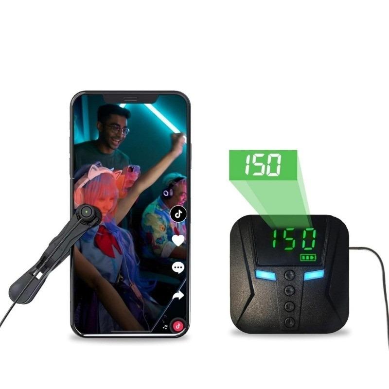 【COD】Alat Klik Layar Otomatis Senyap Multifungsi Alat Klik Ponsel dengan 2 Kepala Klik Penyesuaian Empat Kecepatan untuk Clicker Layar Mart Klik Otomatis USB untuk Streaming Langsung dengan Lampu LED Kompatibel untuk Streaming Langsung Ponsel Pintar 7