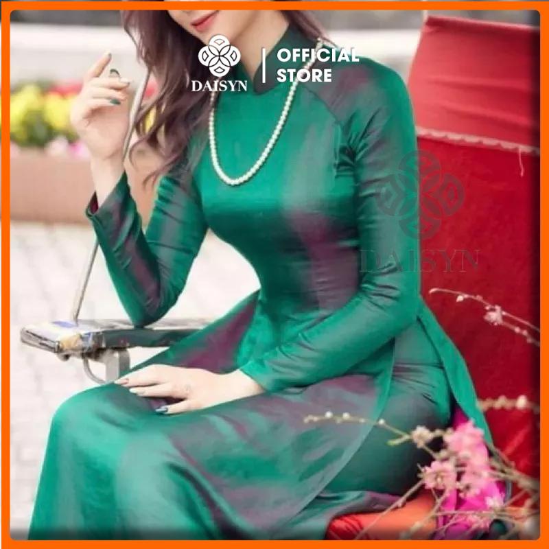 [ DAISYN ] N693 dây chuyền mang áo dài , dây chuyền áo tấc, vòng cổ áo ngũ thân 60cm ngọc trai nhân tạo 8 li sang trọng