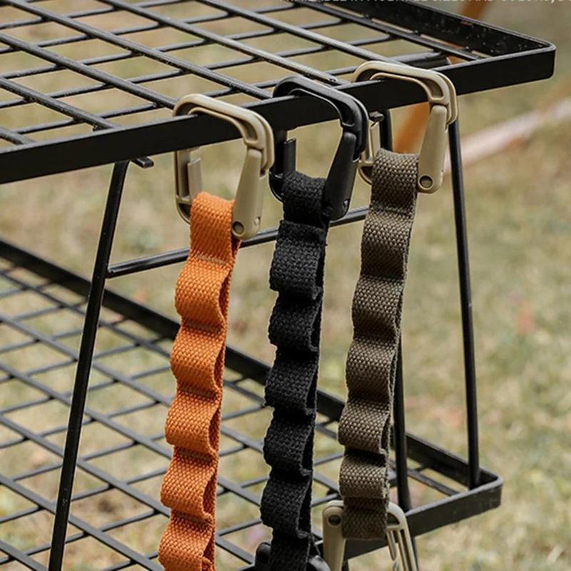 18 Ring Camping Hanging Rope Tent Canopy Cup Lamp Hanger Outdoor Clothes Line Strap Lanyard Travel Hiking Fishing Equipment 5
