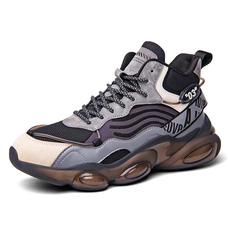Custom Luminous Winter Plush Casual Sneakers Leather Plus Size US 13 EU 48 Air Cushion Sports Running Shoes for Men Closed Boy_voghion.com