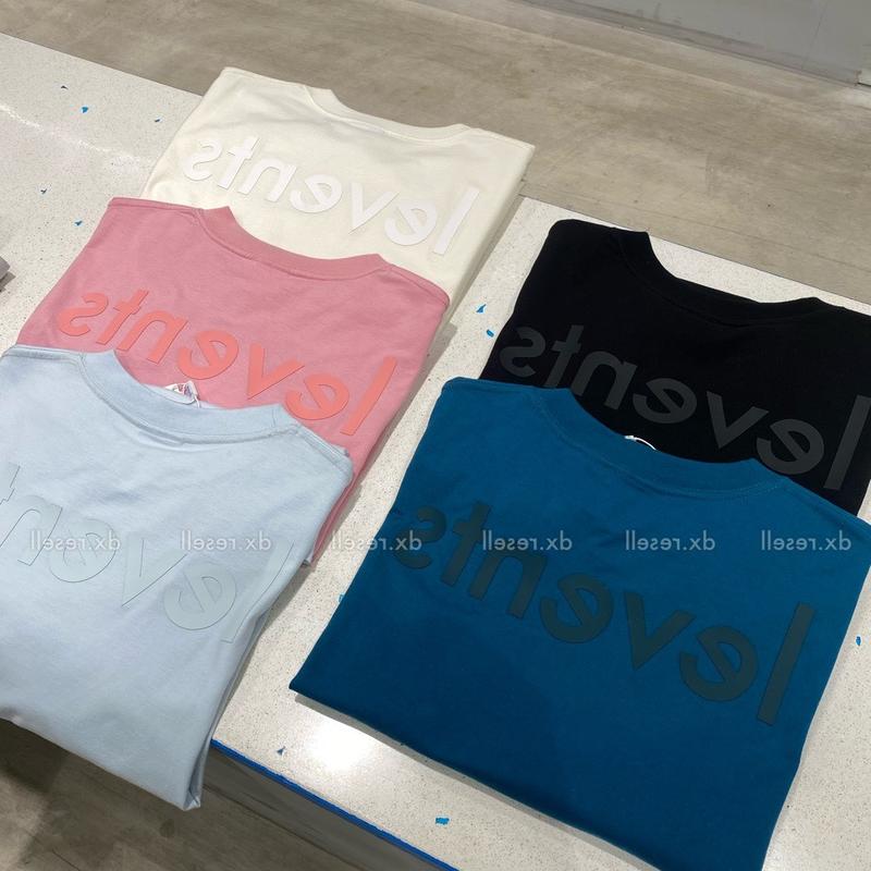 Áo Thun LEVENTS CAPSULE TEE (CREAM,BLUE,GREEN,PINK,BLACK) Cổ - TikTok ...
