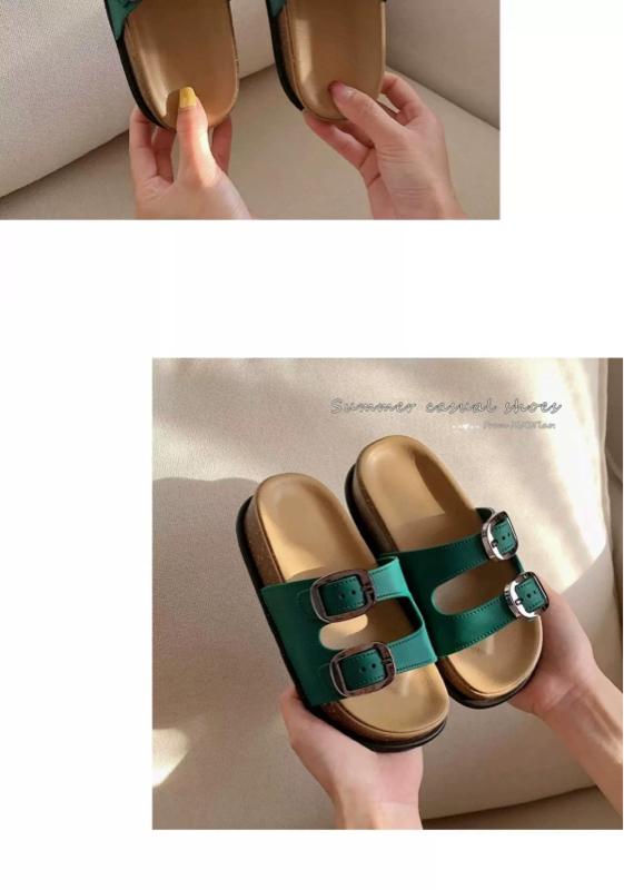 Product Introduction of Dép Quai Ngang 2 Quai Khoá Vuông Cao Cấp Cho Nữ - Bản Đế Cao Cấp Chống Trượt Chống Nước - Thời Trang Nữ Mùa Hè ( Đi Tăng Sz) 7